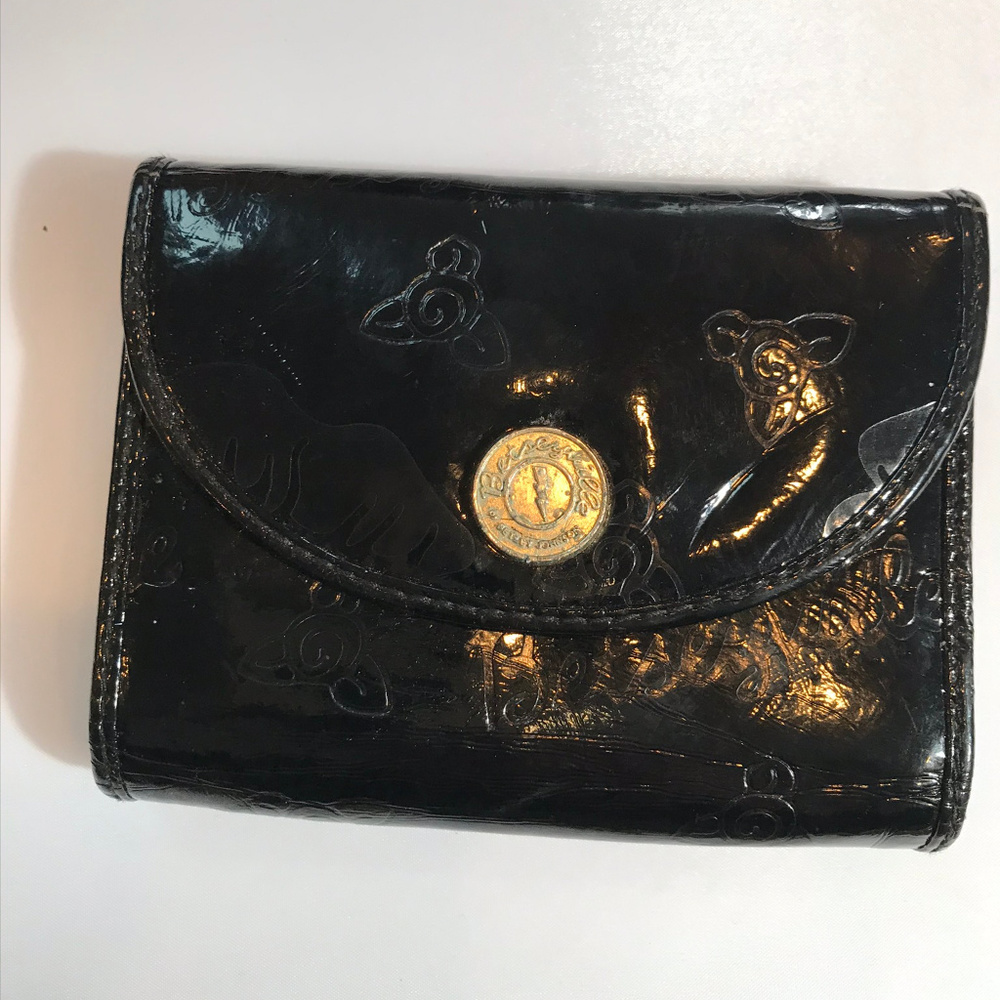 Betsey Johnson Black Leather Wallet